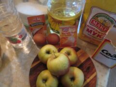 Ингредиенты для яблочного пирога