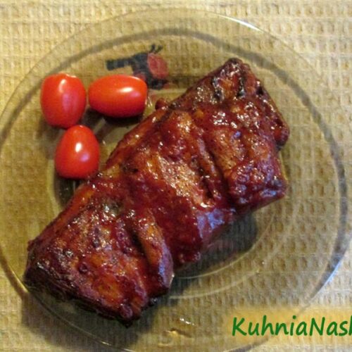 Свиные ребрышки, пошаговый рецепт на ккал, фото, ингредиенты - ulay_86