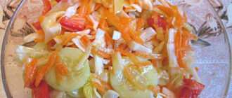 Капустный витаминный салат