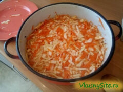 Квашеная капуста с морковью